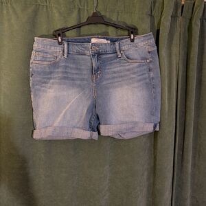 Torrid Light Blue Jean Shorts